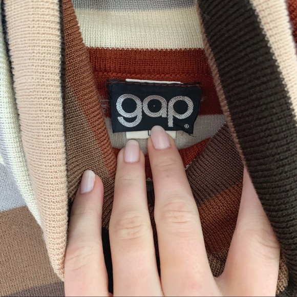 Vintage GAP Turtleneck with Tie Bottom - Picture 3 of 4